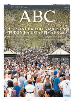 ABC MADRID 21-08-2017 página 1