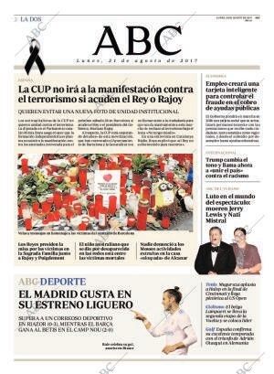 ABC MADRID 21-08-2017 página 2