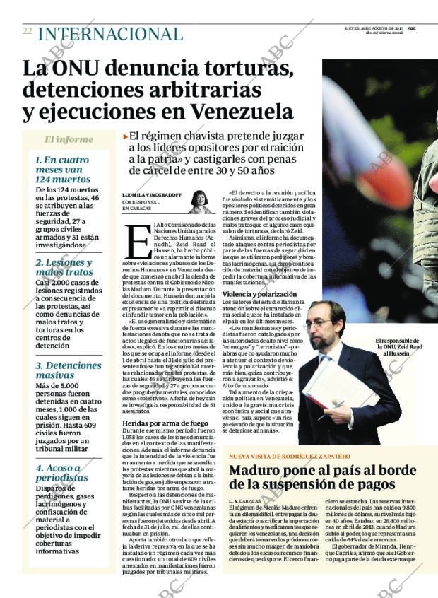 ABC MADRID 31-08-2017 página 22