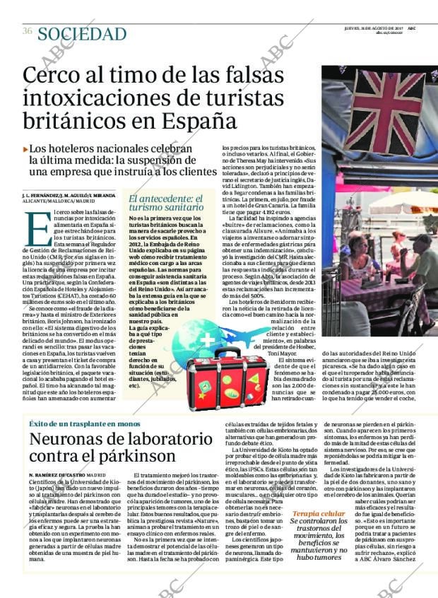 ABC MADRID 31-08-2017 página 36