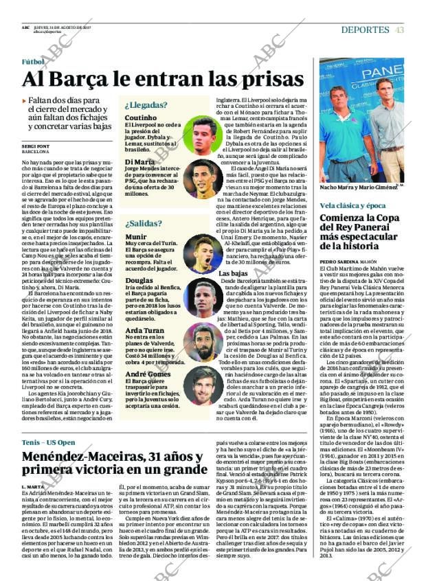 ABC MADRID 31-08-2017 página 43