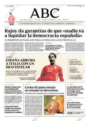 ABC MADRID 03-09-2017 página 2