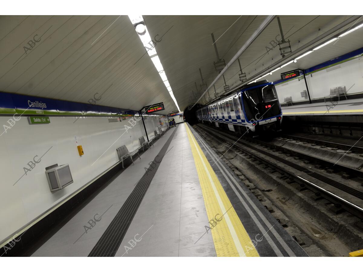 Nuevas instalaciones de metro de Canillejas Archivo ABC