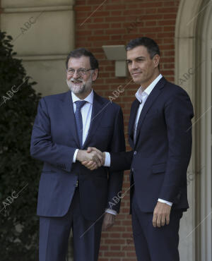 Reunión del Presidente Mariano Rajoy y Pedro Sánchez, para hablar sobre el...