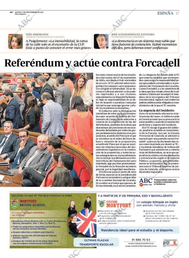 ABC MADRID 07-09-2017 página 17