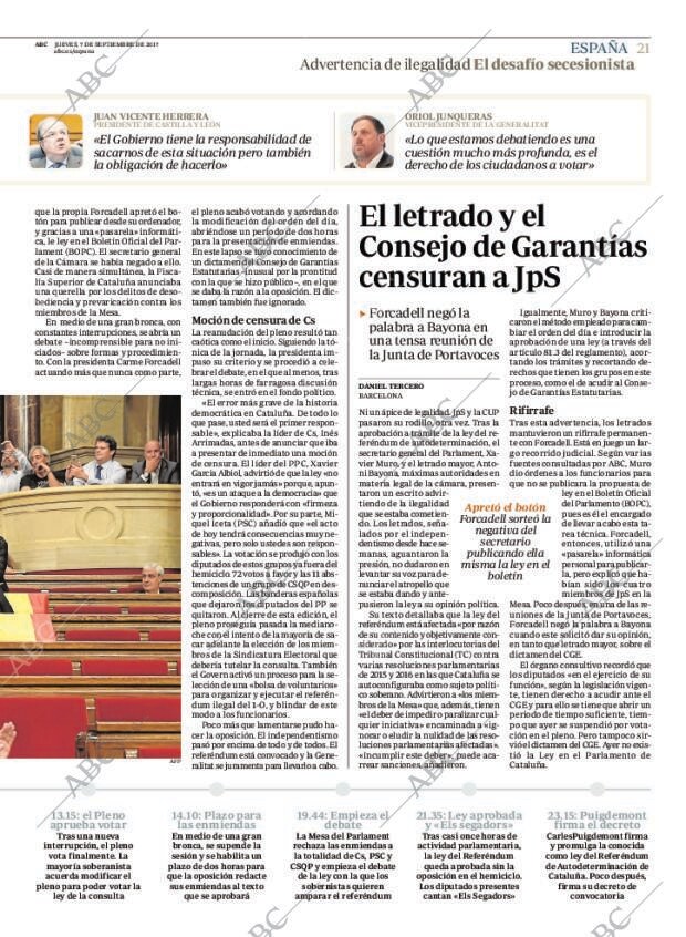 ABC MADRID 07-09-2017 página 21