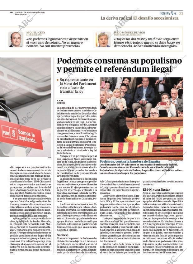 ABC MADRID 07-09-2017 página 23