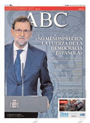 ABC MADRID 08-09-2017