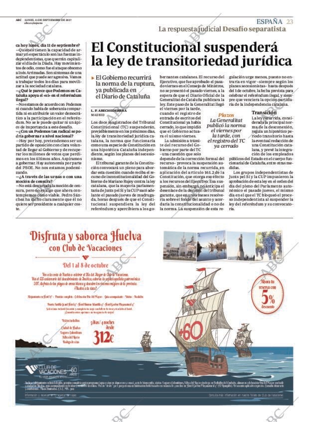 ABC MADRID 11-09-2017 página 23
