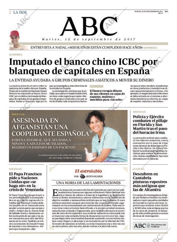 ABC MADRID 12-09-2017 página 2