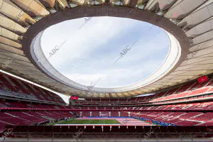 Partido inaugural de estadio Wanda Metropolitano, entre el Atlético de Madrid y...