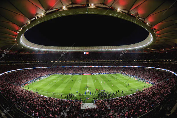 Partido inaugural de estadio Wanda Metropolitano, entre el Atlético de Madrid y...