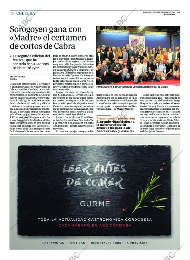 ABC CORDOBA 17-09-2017 página 76