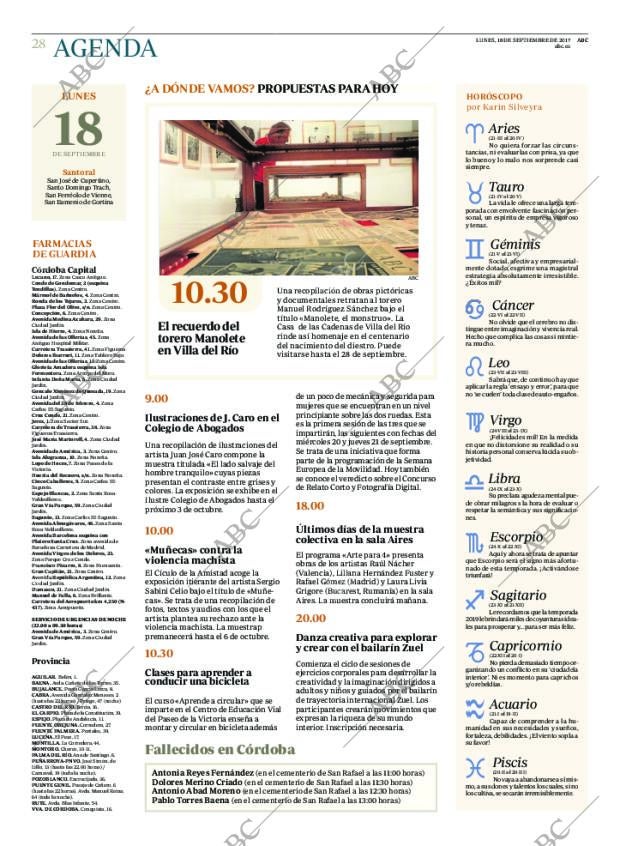 ABC CORDOBA 18-09-2017 página 28