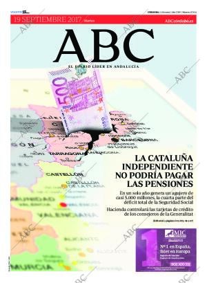 ABC CORDOBA 19-09-2017 página 1