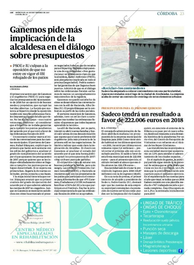 ABC CORDOBA 20-09-2017 página 23