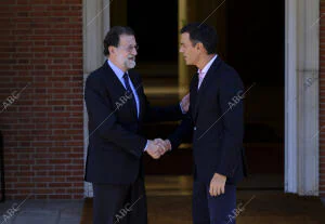 Reunión de Mariano Rajoy con Pedro Sánchez tras el 1 O