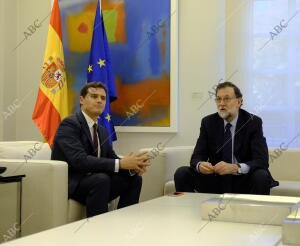 Reunión de Mariano Rajoy con Albert Rivera tras el 1 O