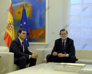 Reunión de Mariano Rajoy con Albert Rivera tras el 1 O