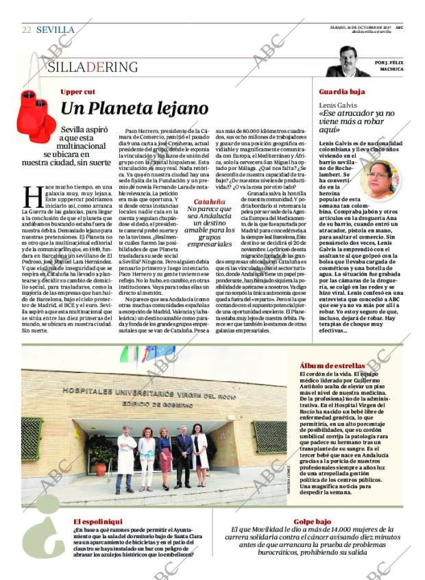 ABC SEVILLA 14-10-2017 página 22