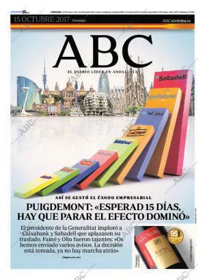 ABC CORDOBA 15-10-2017 página 1