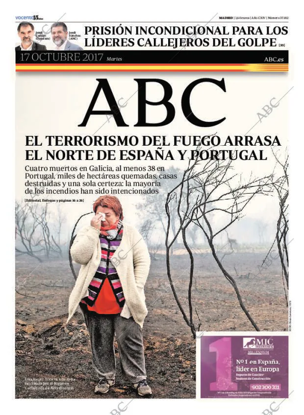 ABC MADRID 17-10-2017 página 1