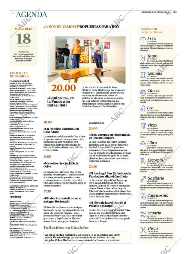 ABC CORDOBA 18-10-2017 página 30