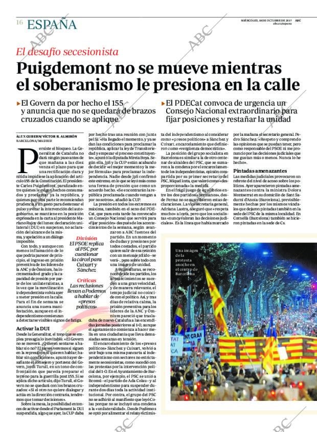 ABC MADRID 18-10-2017 página 16
