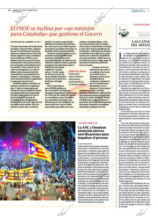 ABC MADRID 18-10-2017 página 17