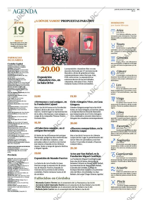 ABC CORDOBA 19-10-2017 página 30