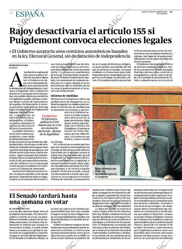 ABC MADRID 19-10-2017 página 16