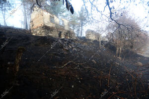 Carballeda De Avia una semana después del incendio