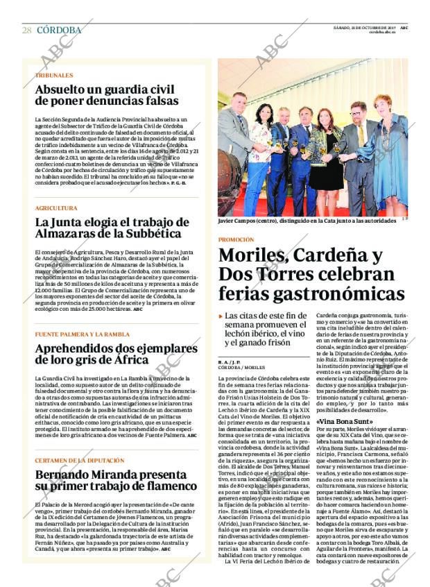 ABC CORDOBA 21-10-2017 página 28