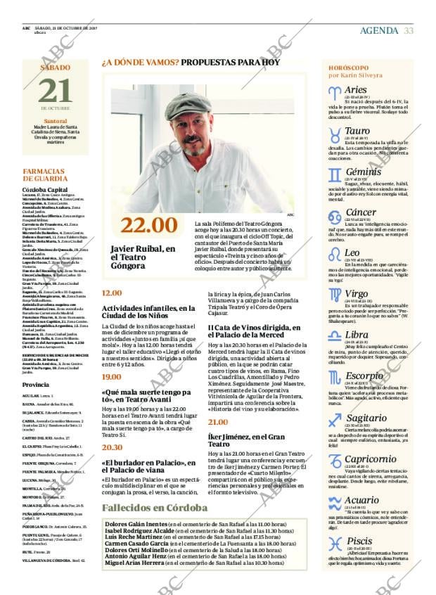 ABC CORDOBA 21-10-2017 página 33