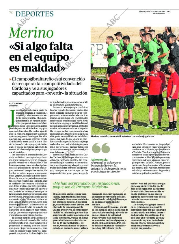 ABC CORDOBA 21-10-2017 página 70