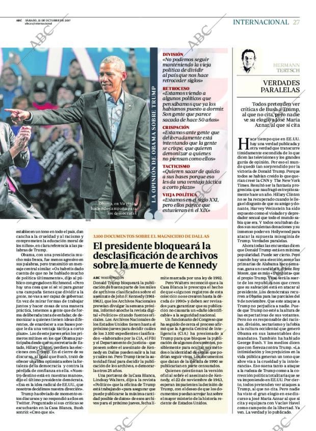 ABC MADRID 21-10-2017 página 27
