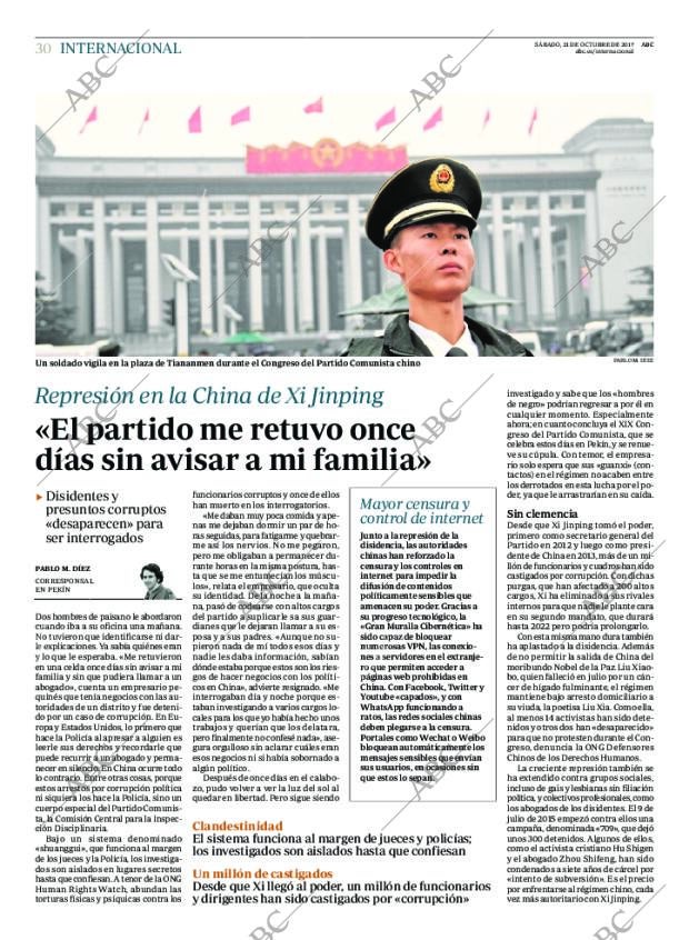 ABC MADRID 21-10-2017 página 30
