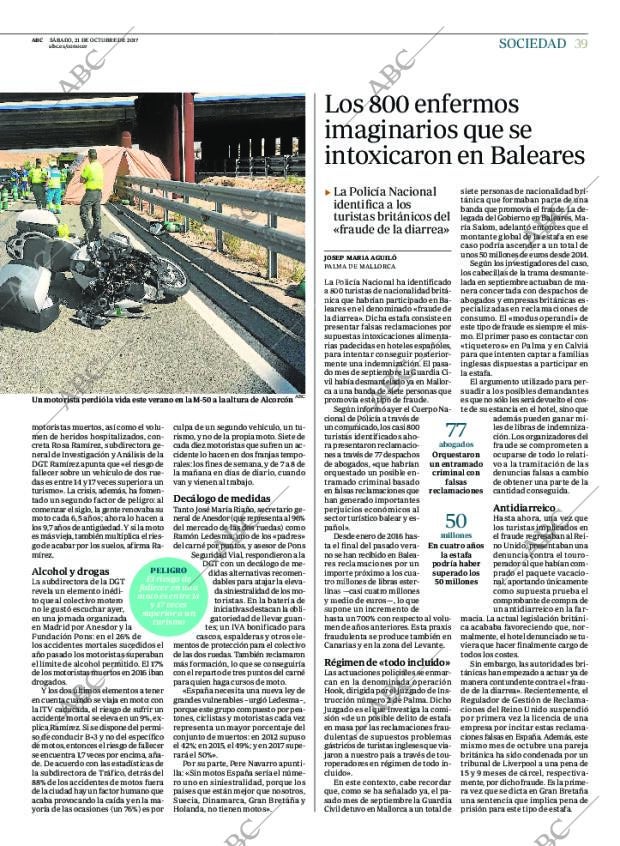 ABC MADRID 21-10-2017 página 39