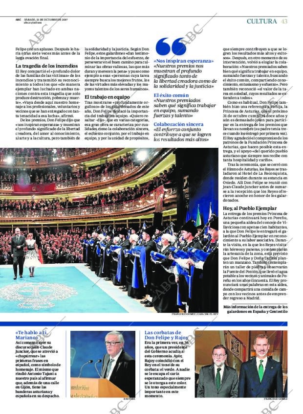 ABC MADRID 21-10-2017 página 43