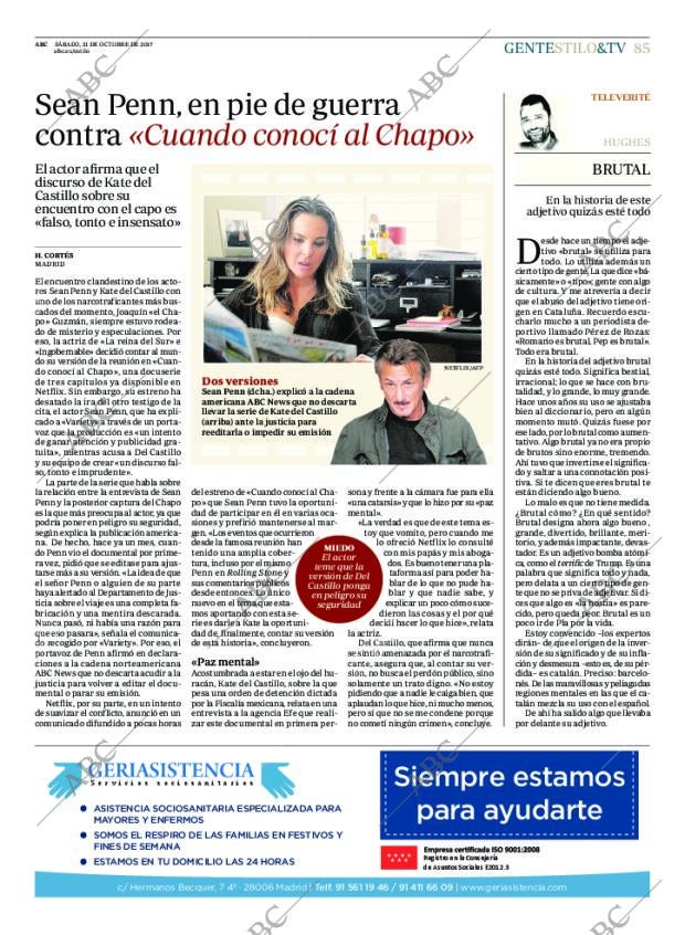 ABC MADRID 21-10-2017 página 85