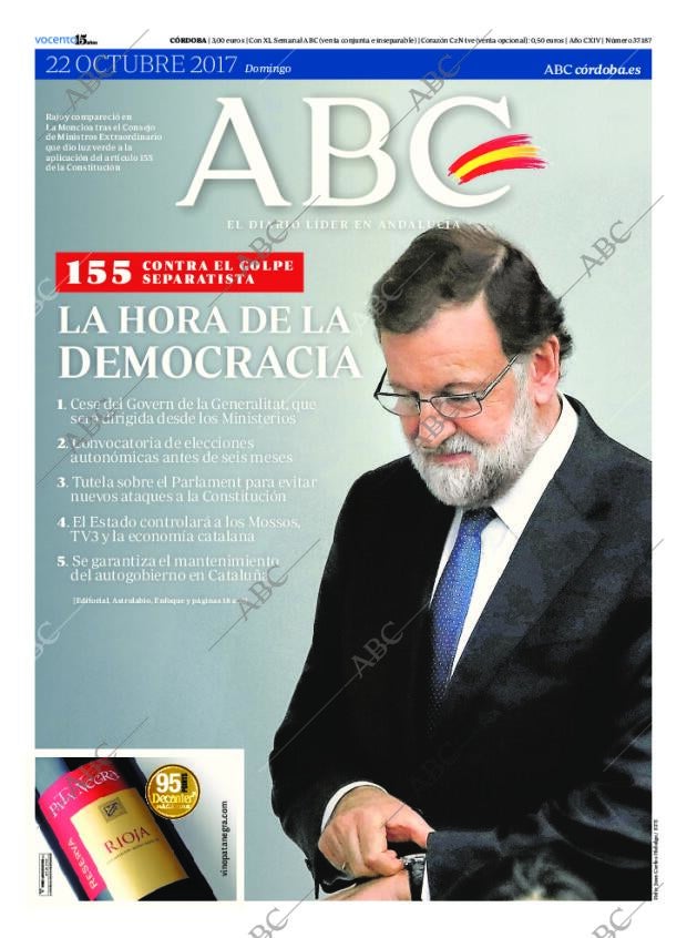ABC CORDOBA 22-10-2017 página 1