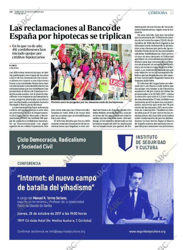 ABC CORDOBA 25-10-2017 página 23