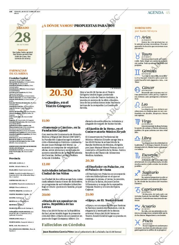 ABC CORDOBA 28-10-2017 página 45