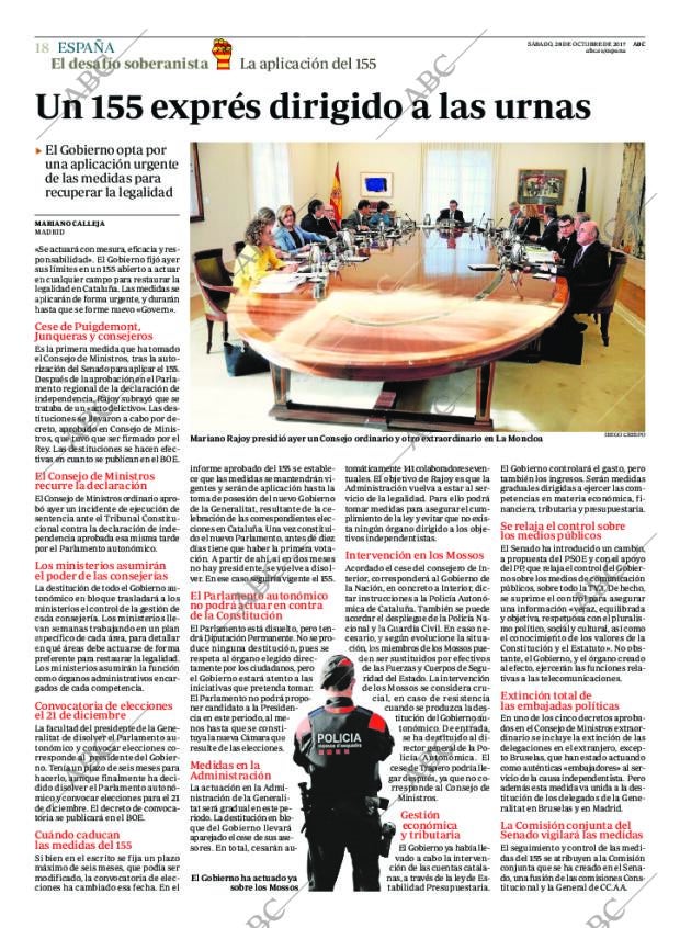ABC MADRID 28-10-2017 página 18