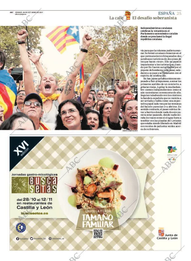 ABC MADRID 28-10-2017 página 25