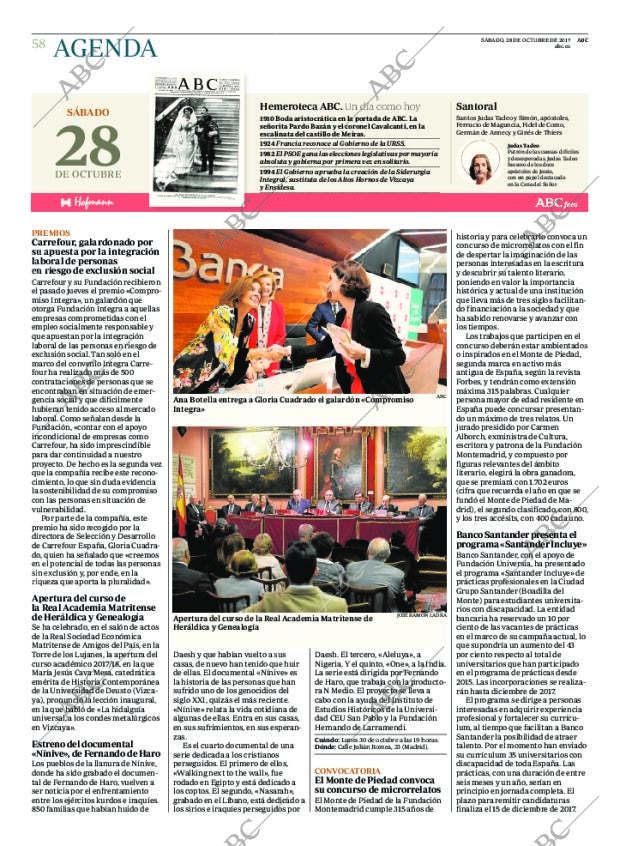 ABC MADRID 28-10-2017 página 58