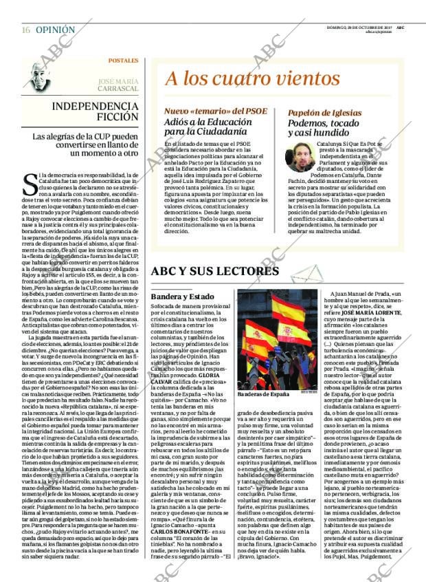 ABC MADRID 29-10-2017 página 16