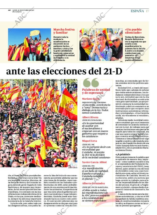 ABC MADRID 30-10-2017 página 17