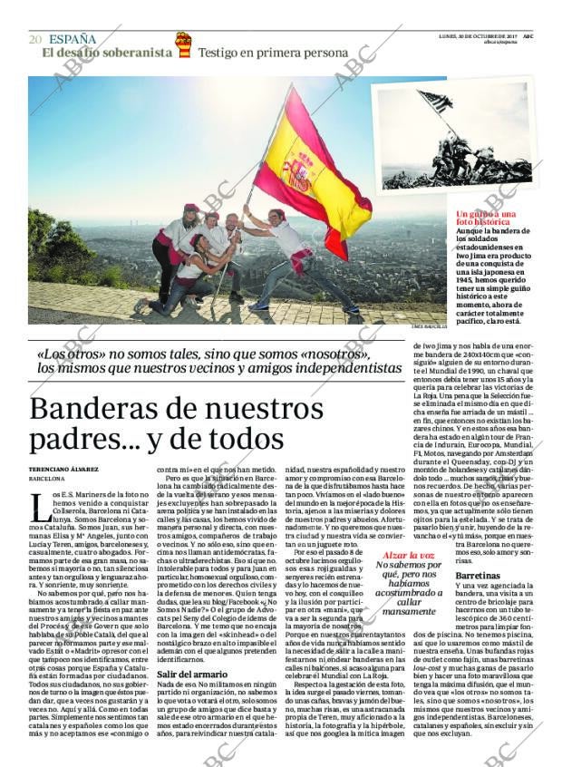 ABC MADRID 30-10-2017 página 20