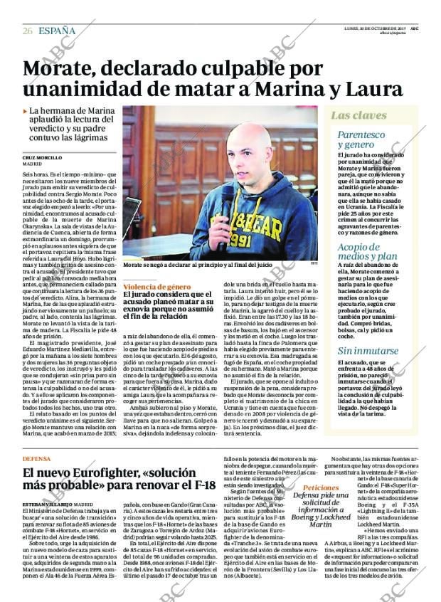 ABC MADRID 30-10-2017 página 26